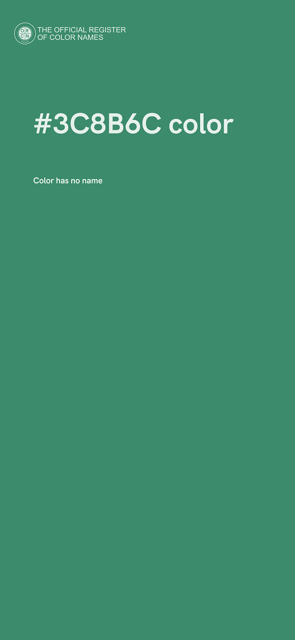 #3C8B6C color image