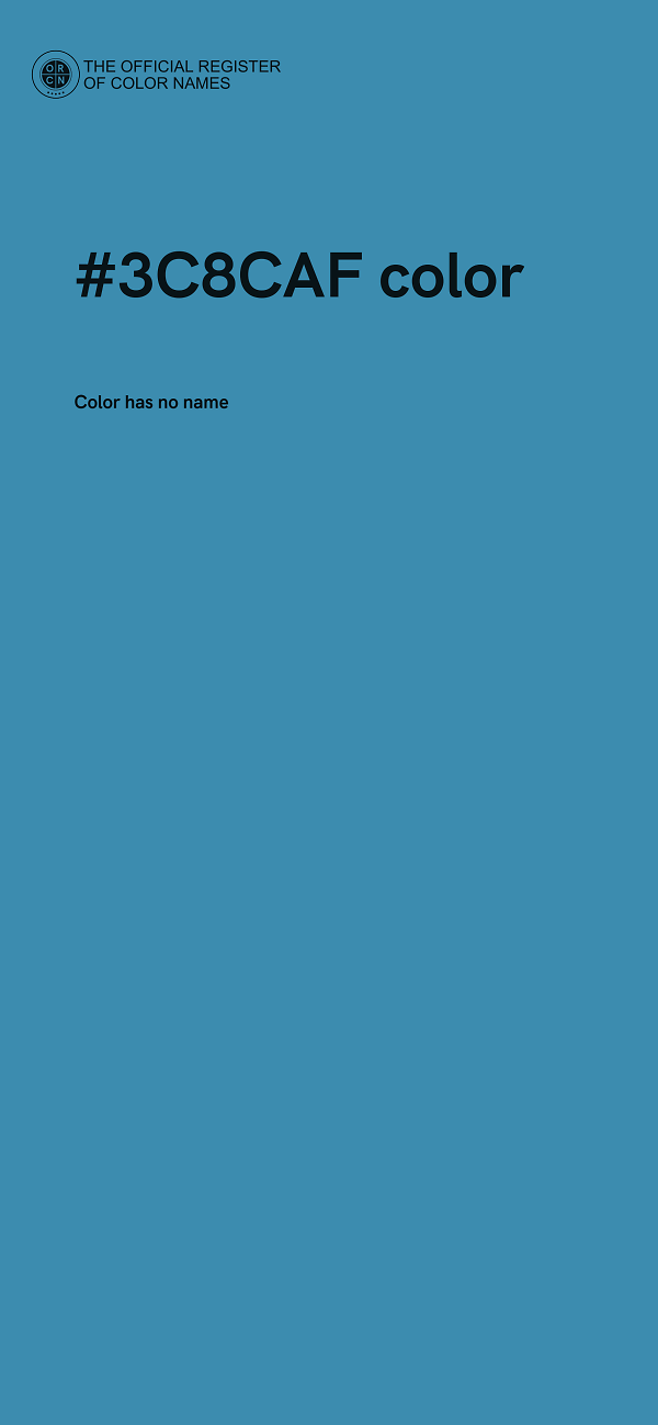 #3C8CAF color image