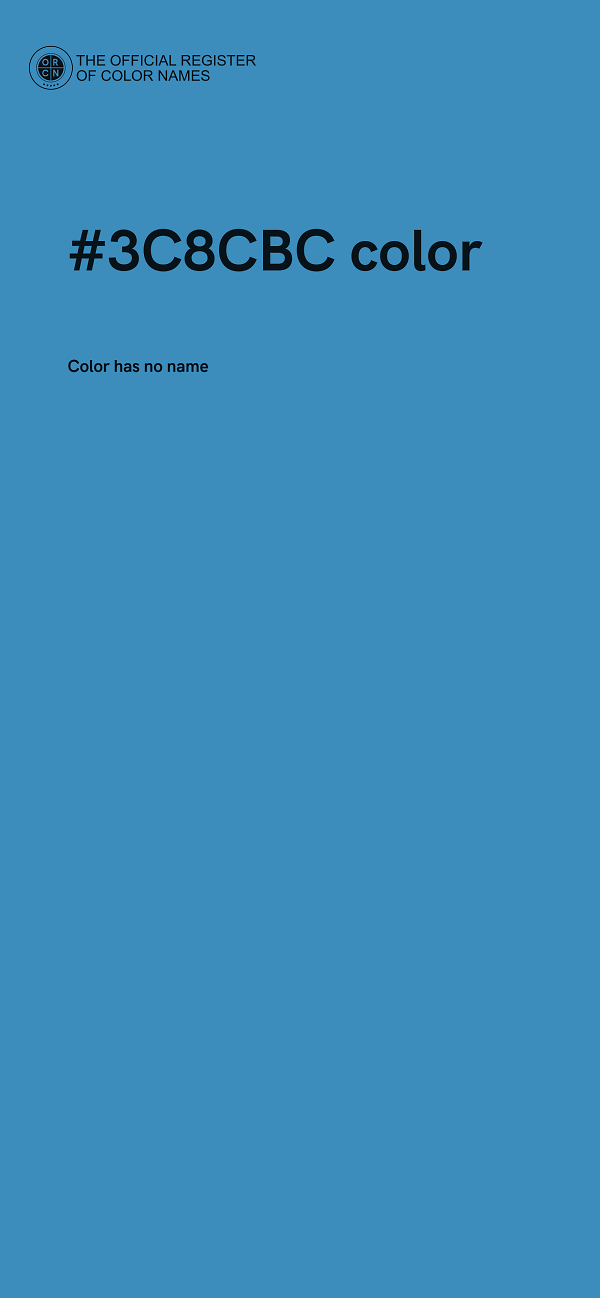 #3C8CBC color image
