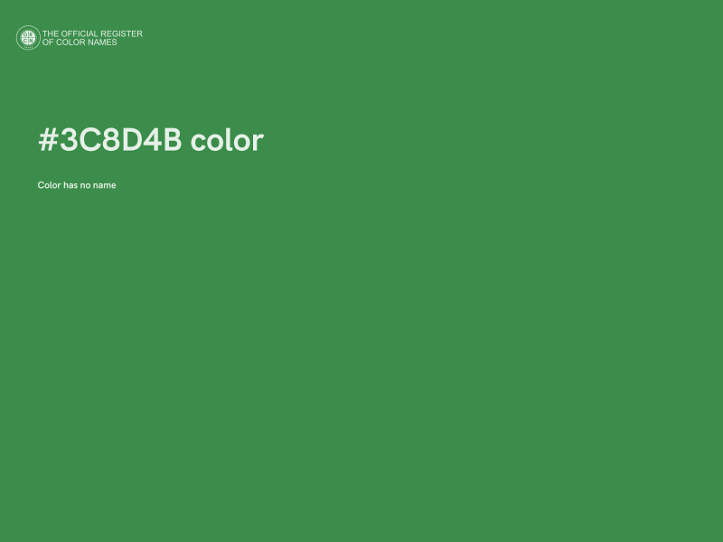 #3C8D4B color image
