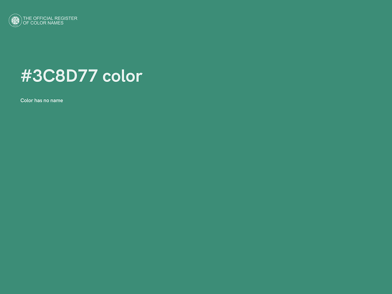 #3C8D77 color image