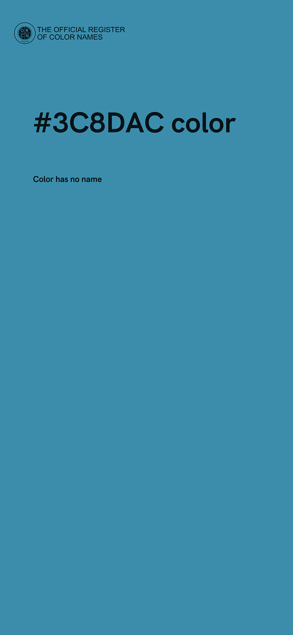 #3C8DAC color image