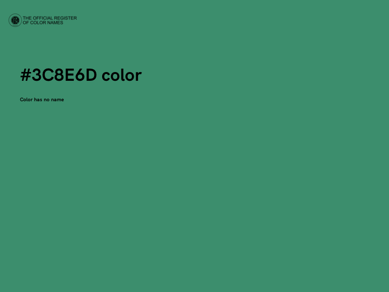 #3C8E6D color image