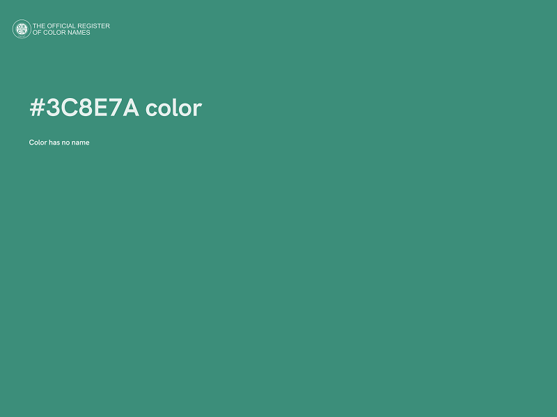 #3C8E7A color image