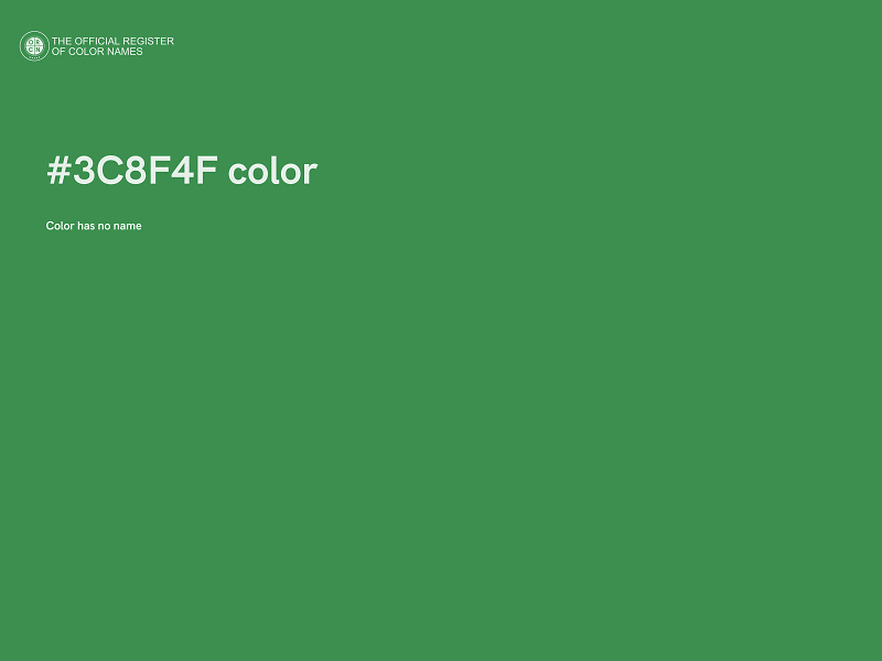 #3C8F4F color image