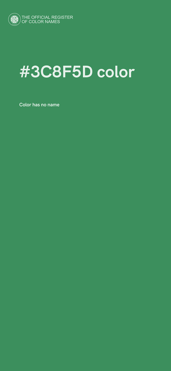 #3C8F5D color image