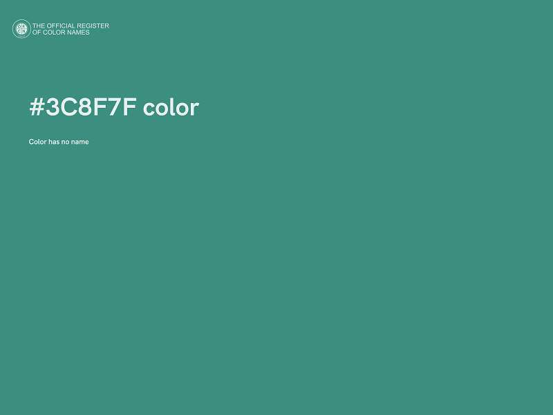 #3C8F7F color image