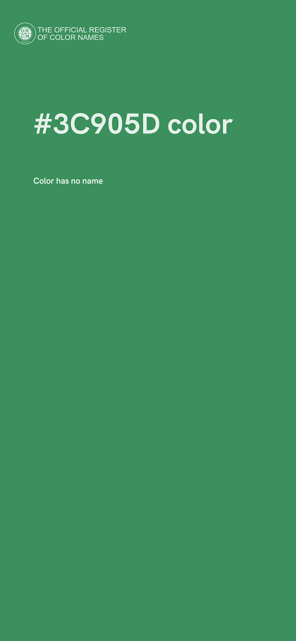 #3C905D color image