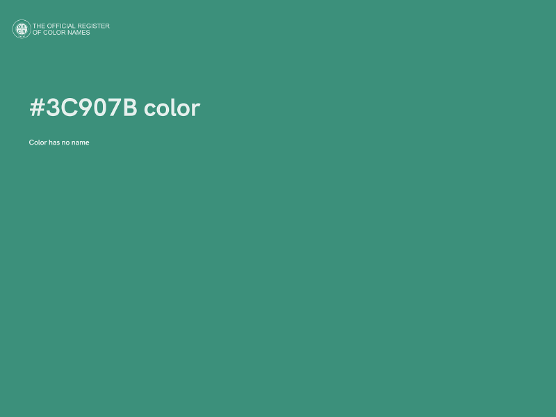 #3C907B color image