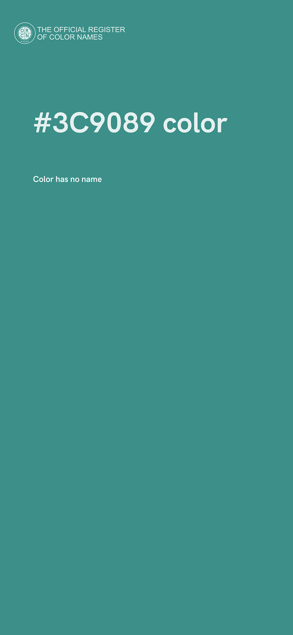 #3C9089 color image