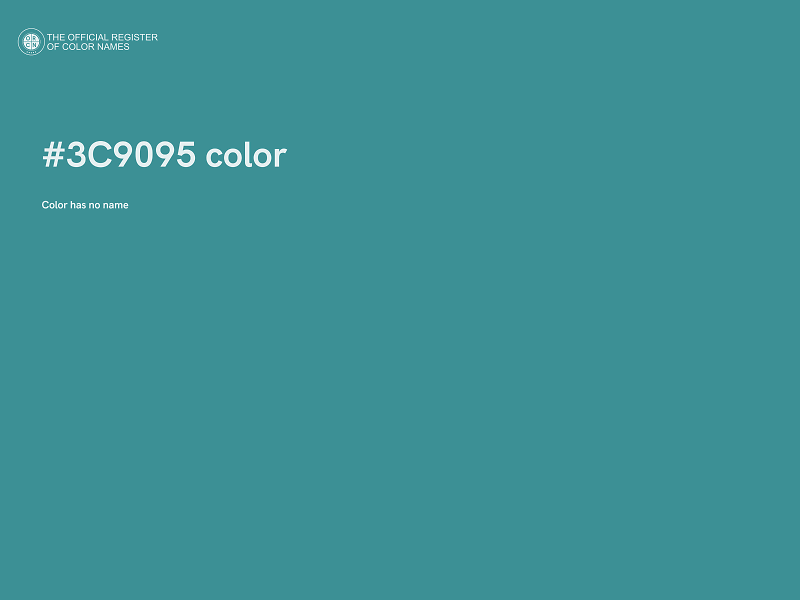#3C9095 color image
