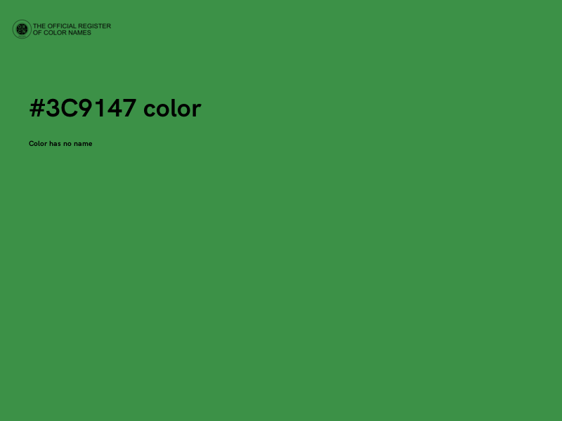 #3C9147 color image