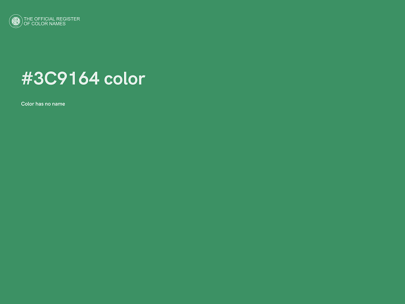 #3C9164 color image
