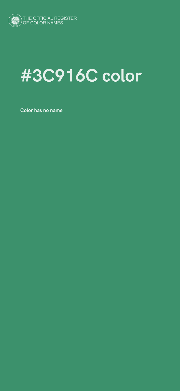 #3C916C color image