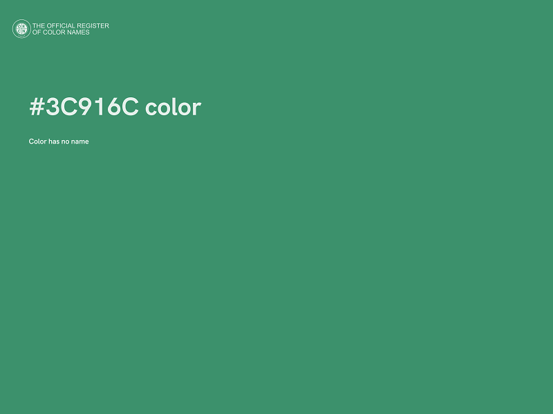 #3C916C color image