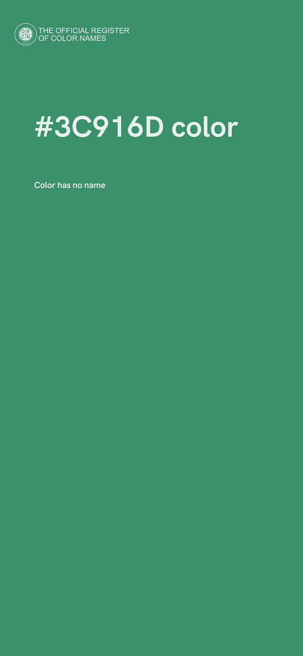 #3C916D color image