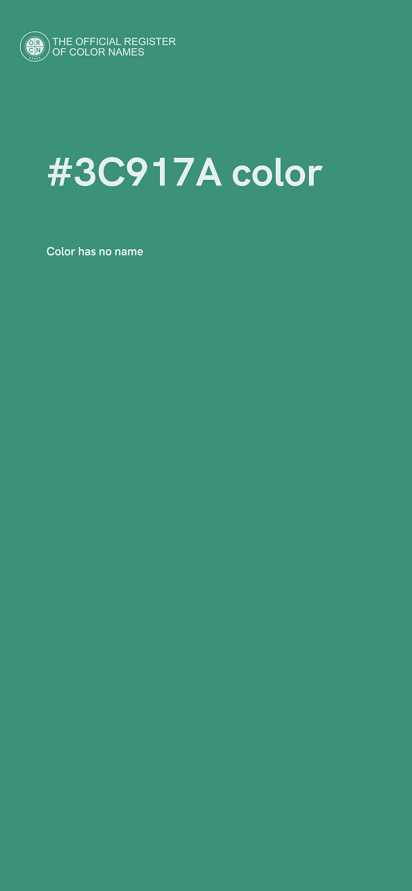 #3C917A color image
