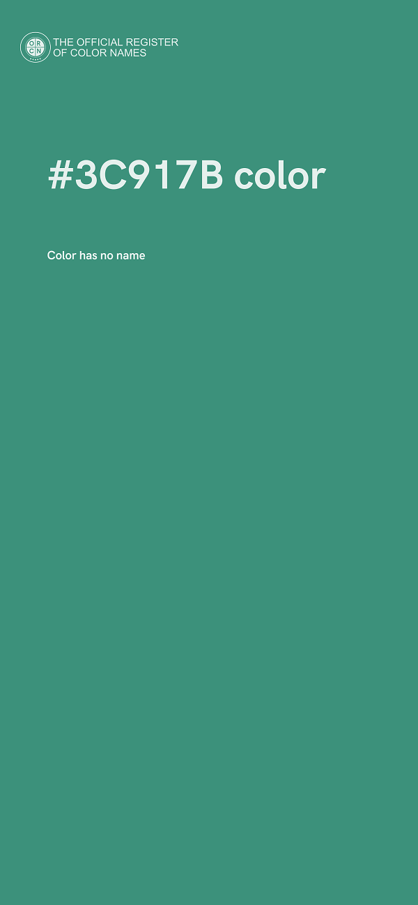 #3C917B color image
