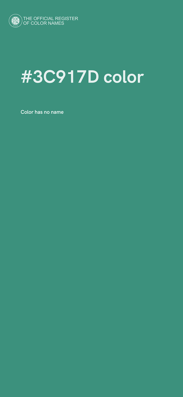 #3C917D color image