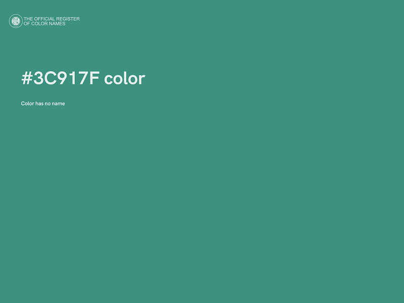 #3C917F color image