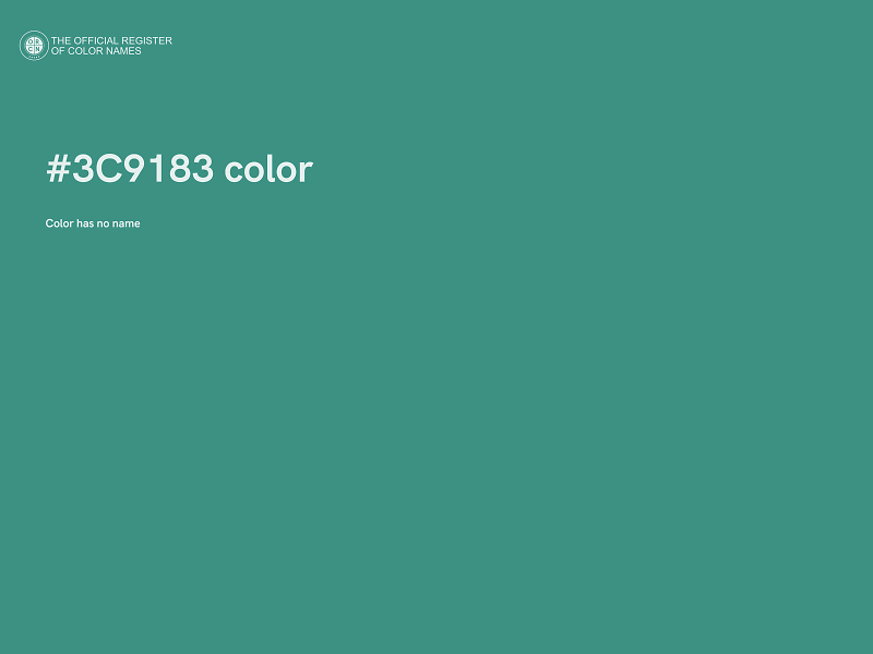 #3C9183 color image
