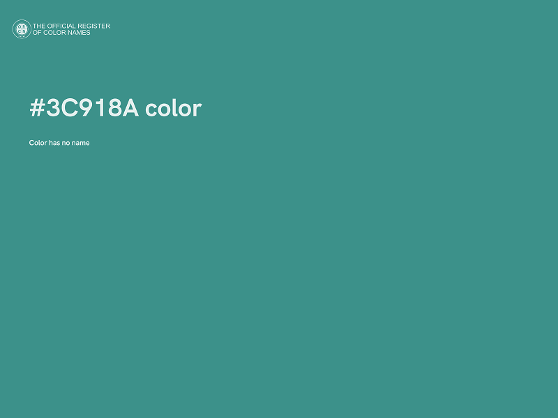 #3C918A color image