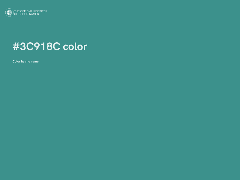#3C918C color image