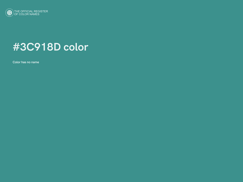 #3C918D color image