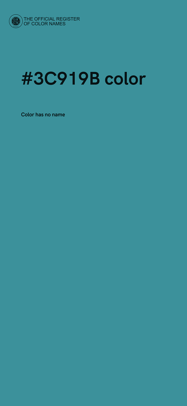 #3C919B color image