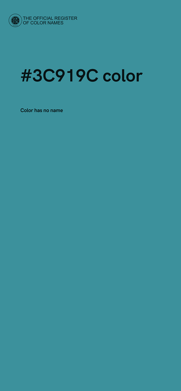 #3C919C color image