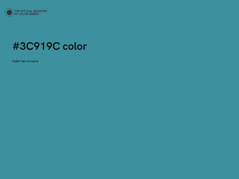 #3C919C color image
