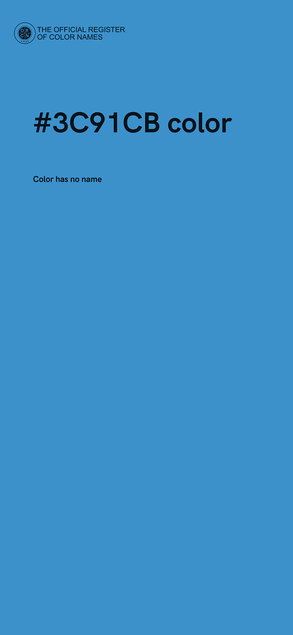 #3C91CB color image