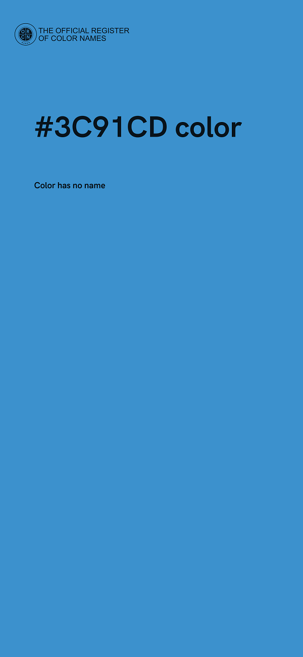#3C91CD color image