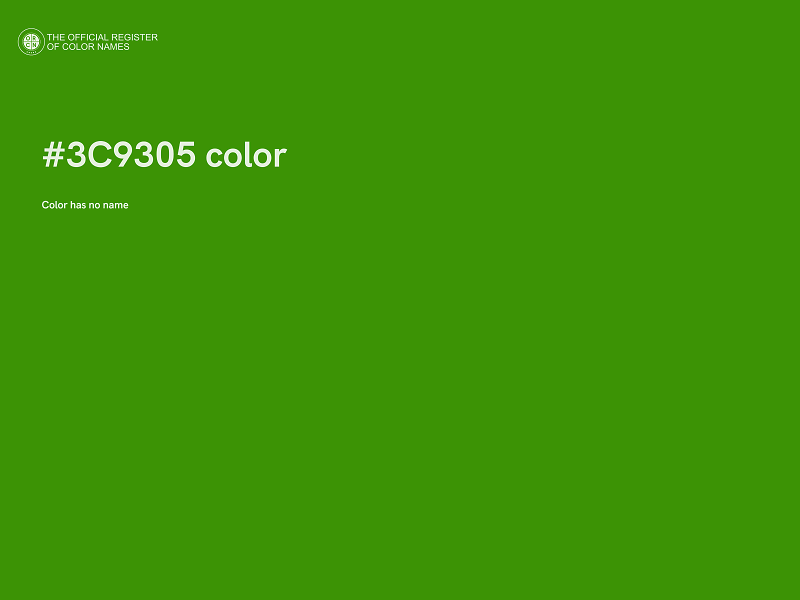 #3C9305 color image