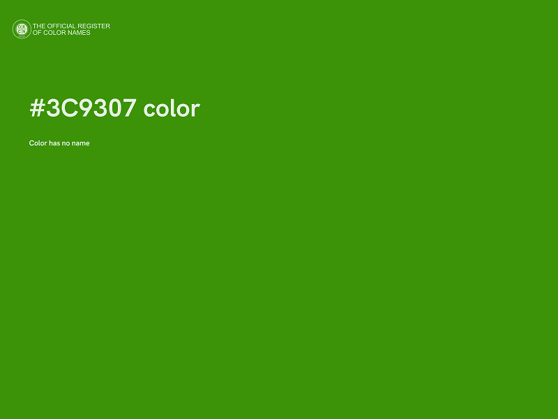 #3C9307 color image