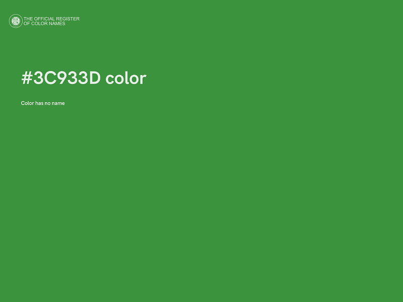 #3C933D color image