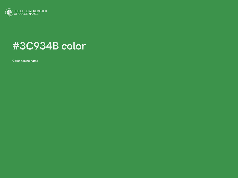 #3C934B color image