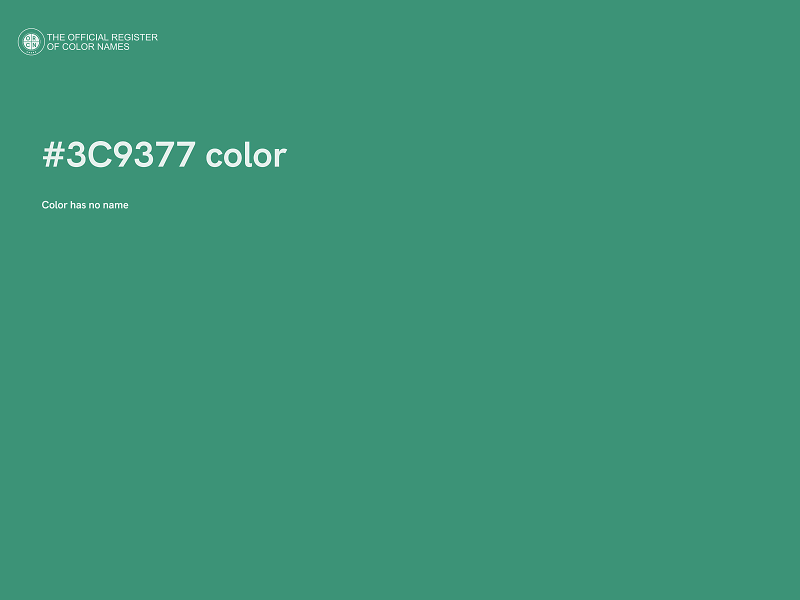 #3C9377 color image