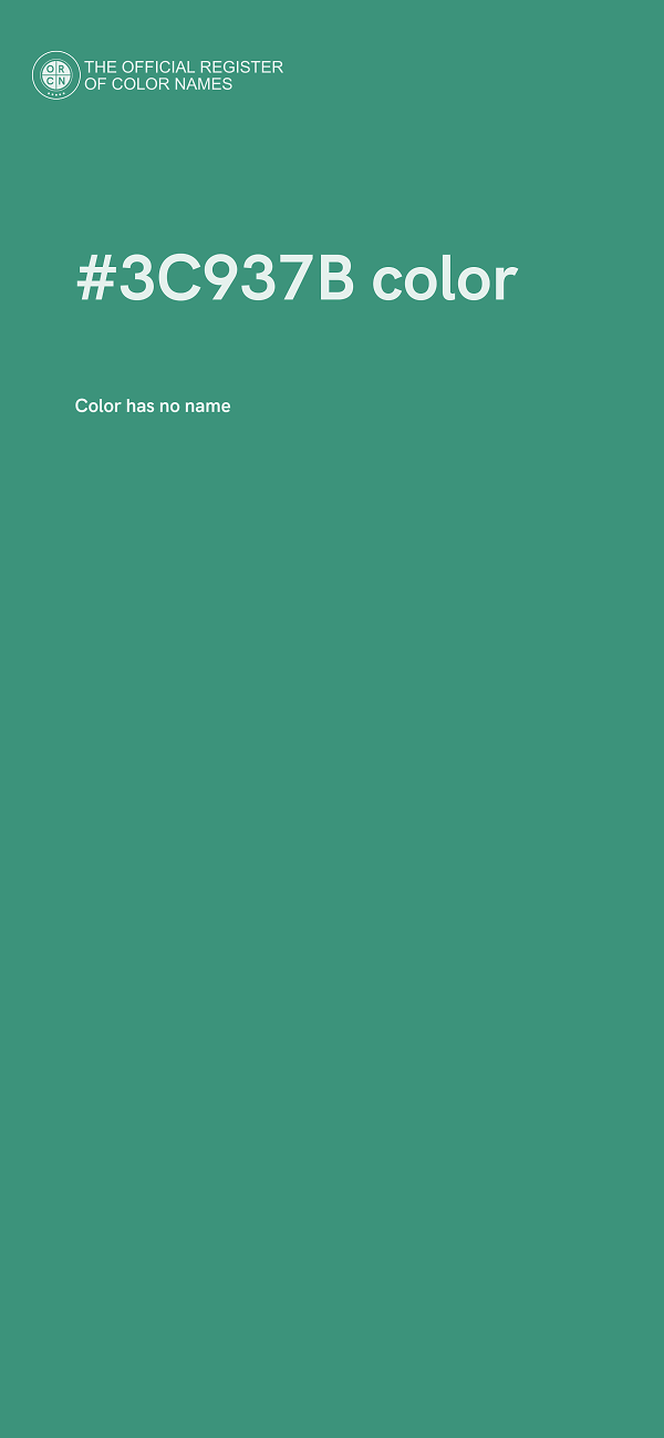 #3C937B color image