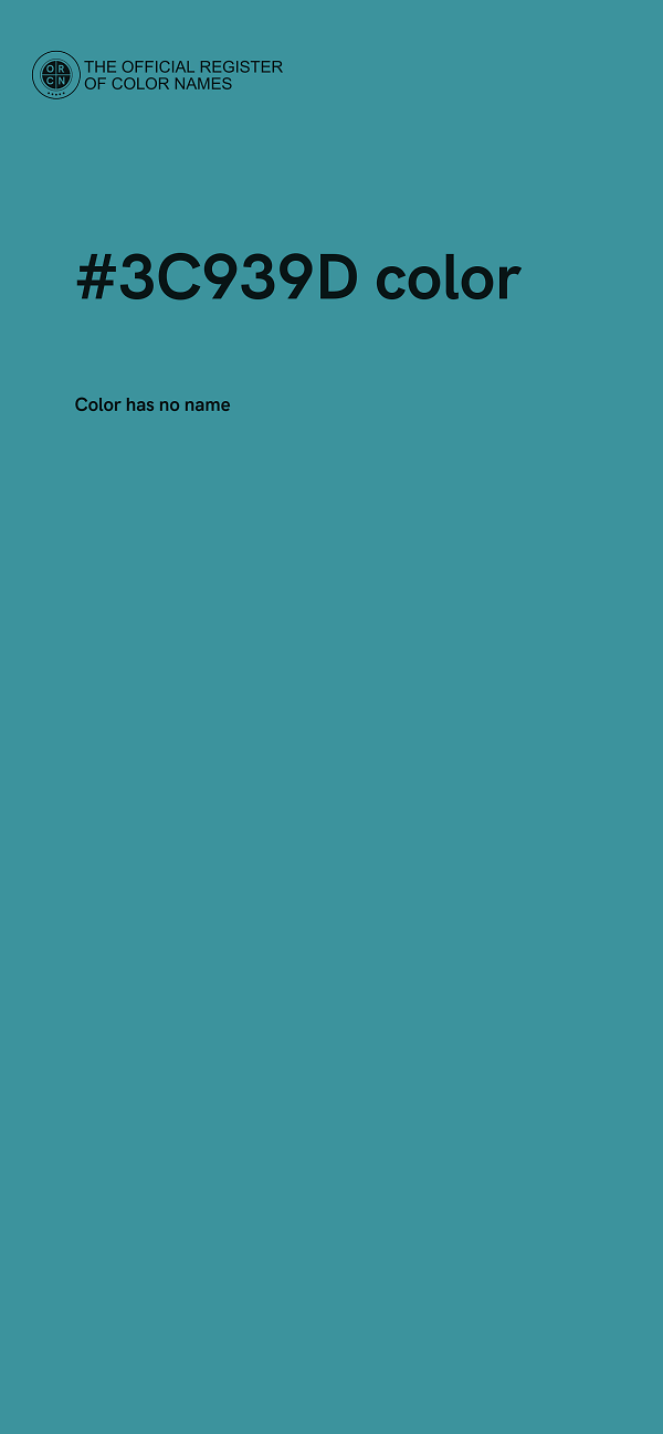 #3C939D color image