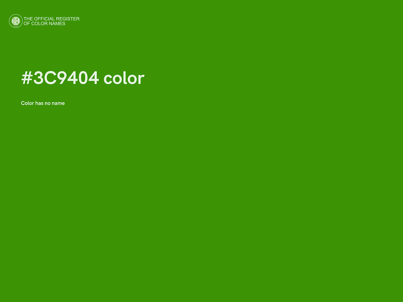 #3C9404 color image