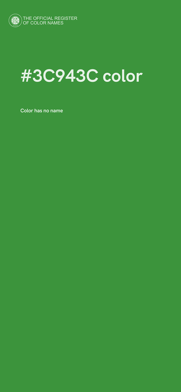 #3C943C color image