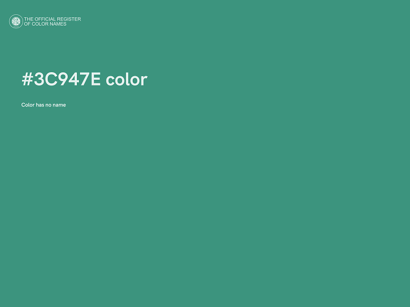 #3C947E color image
