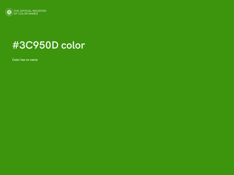 #3C950D color image