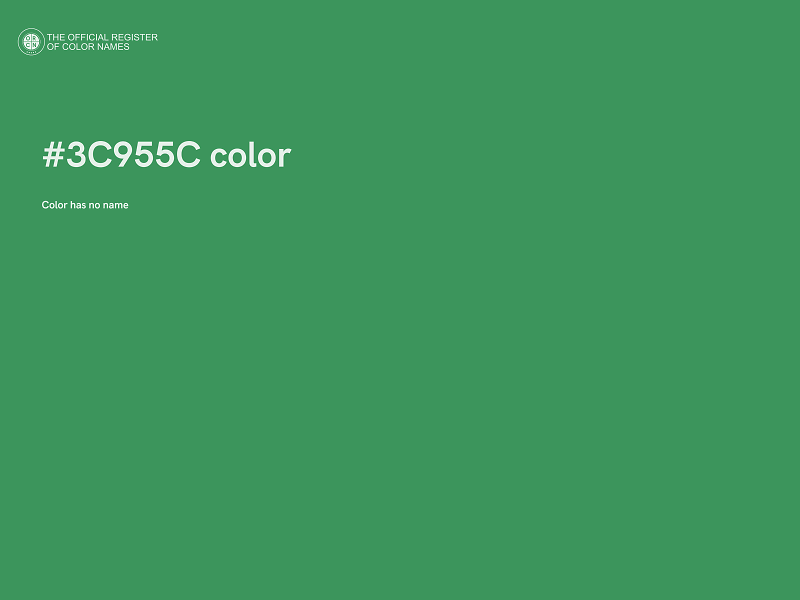 #3C955C color image