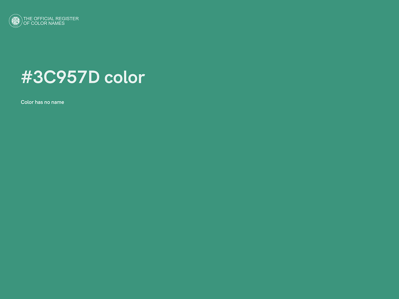 #3C957D color image