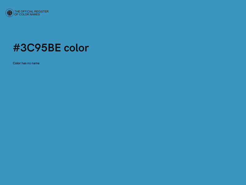 #3C95BE color image