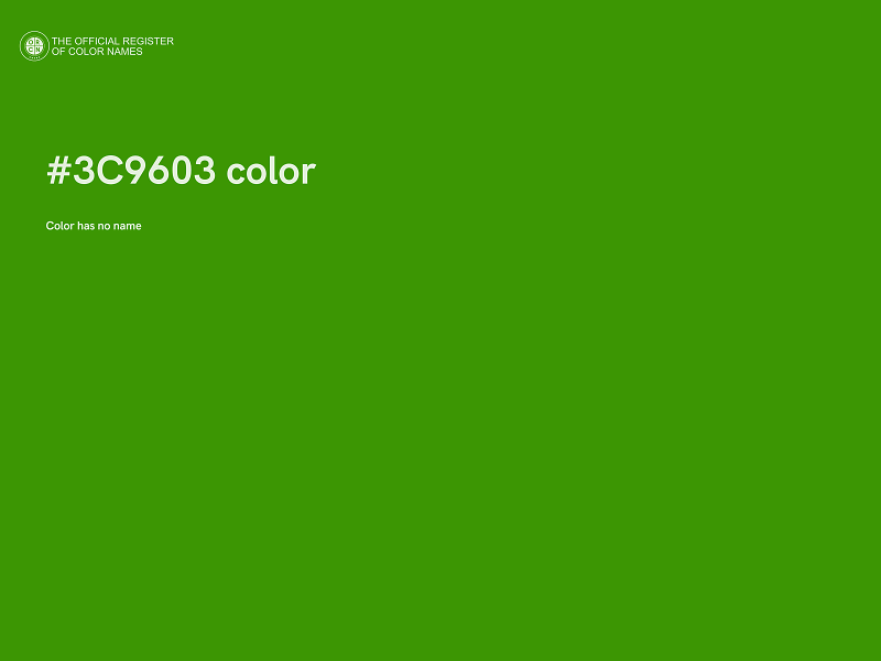 #3C9603 color image