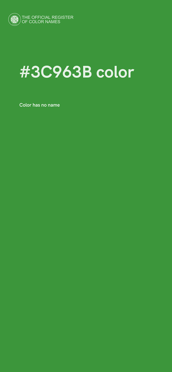 #3C963B color image