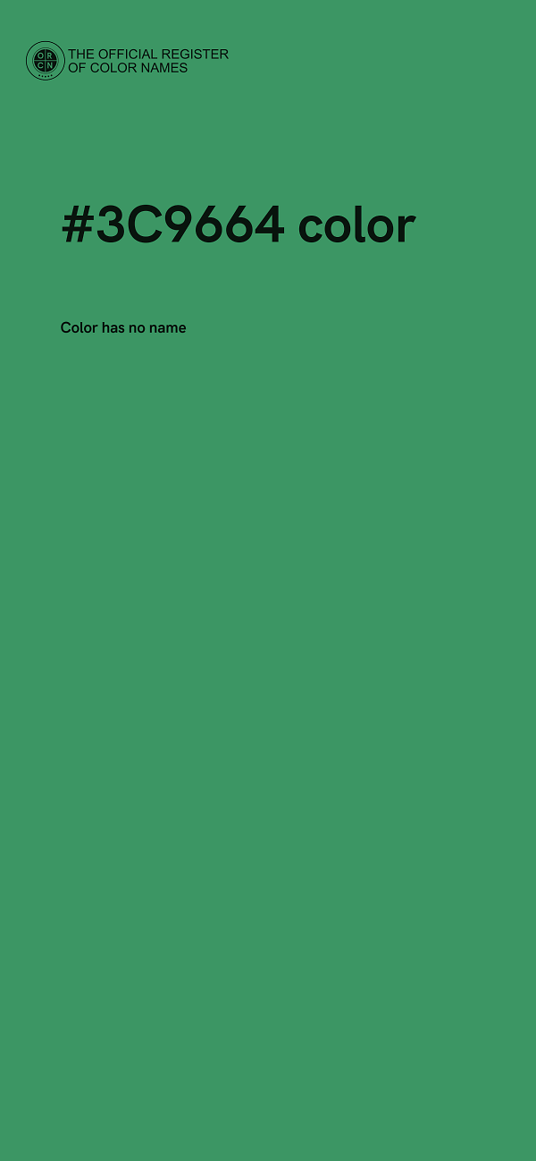 #3C9664 color image